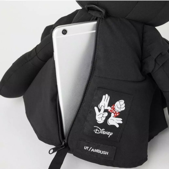 NEW DISNEY x AMBUSH x UNIQLO MINNIE MOUSE 3D SILHOUETTE BACKPACK - Picture 8 of 11